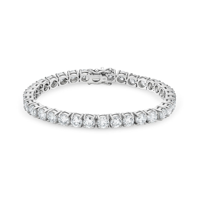 15ct Lab Grown Diamond Tennis Bracelet in White Gold