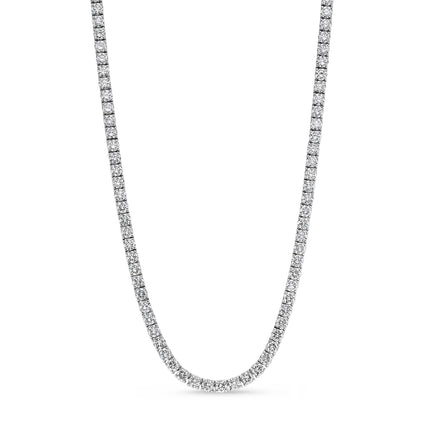 15ct Lab Grown Diamond Tennis Necklace in White Gold