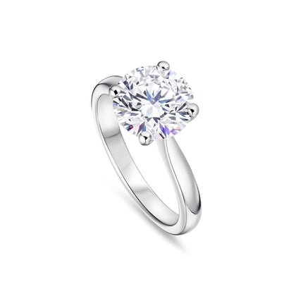 2ct Lab Grown Round Brilliant Cut Diamond Ring in Platinum