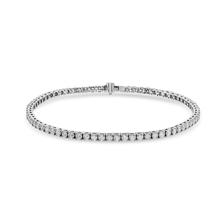 3ct Lab Grown Diamond Tennis Bracelet in White Gold