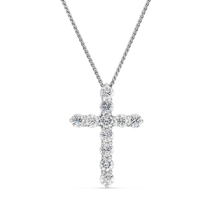 2.50ct Diamond Cross in White Gold