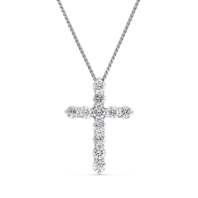 2.50ct Diamond Cross in White Gold